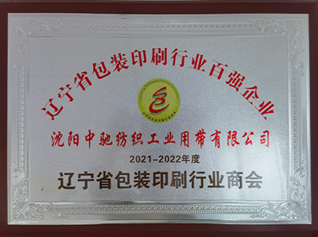 辽宁省包装印刷行业百强企业